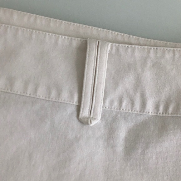 Eileen Fisher flat front Riko white high waisted pants size 8 EUC - Picture 8 of 11